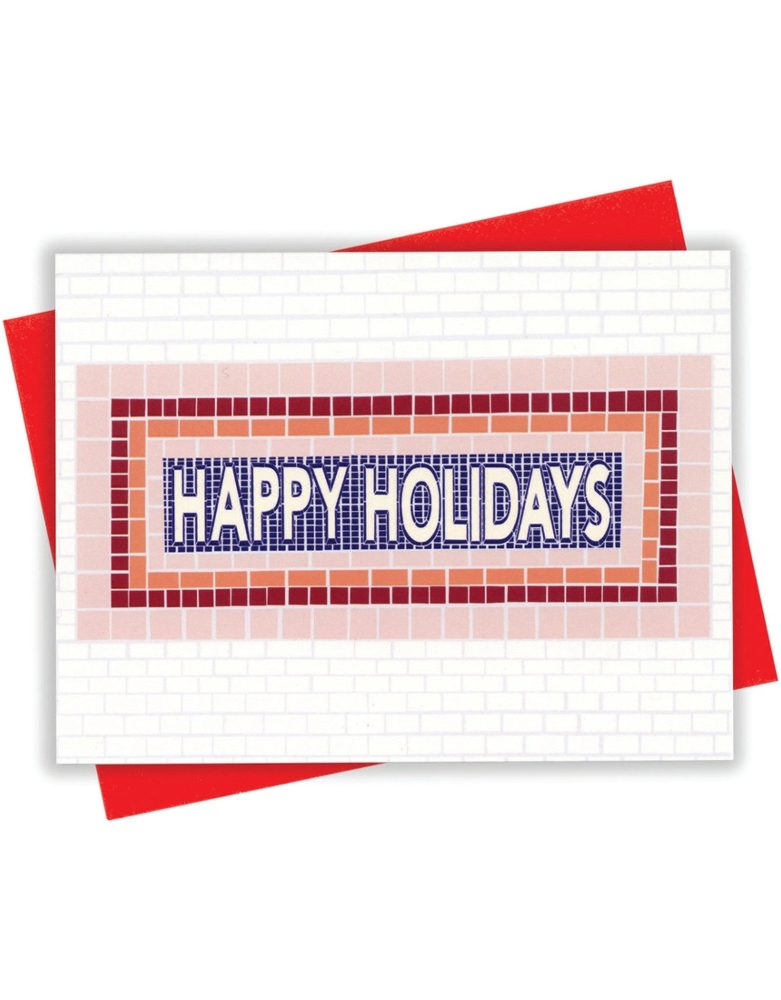 xou Boxed Cards - Holiday: Subway Happy Holidays from Brooklyn