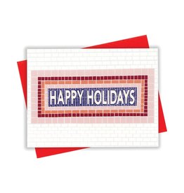 xou Boxed Cards - Holiday: Subway Happy Holidays from Brooklyn