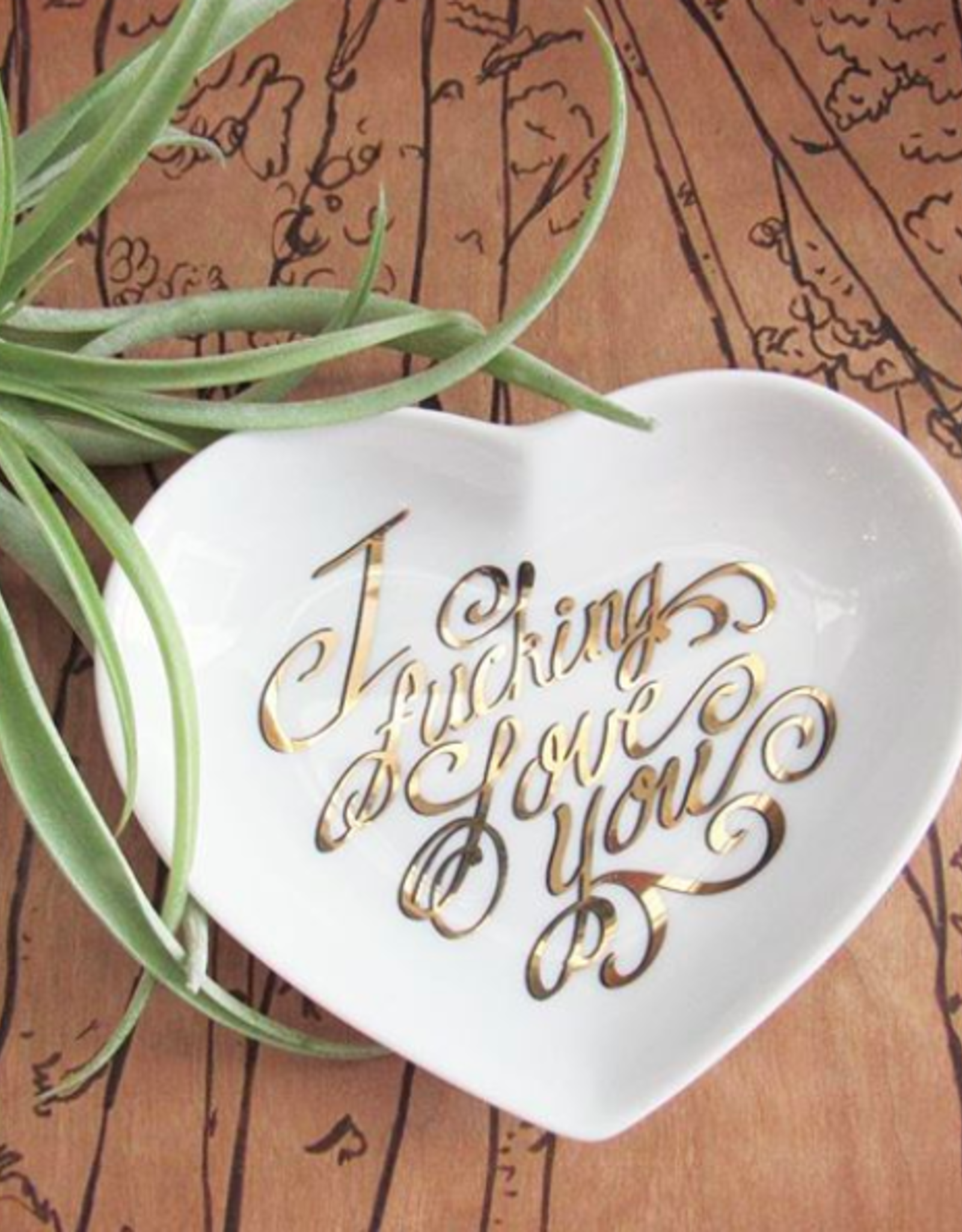 Spitfire Girl Trinket Dish - I Fucking Love You Heart