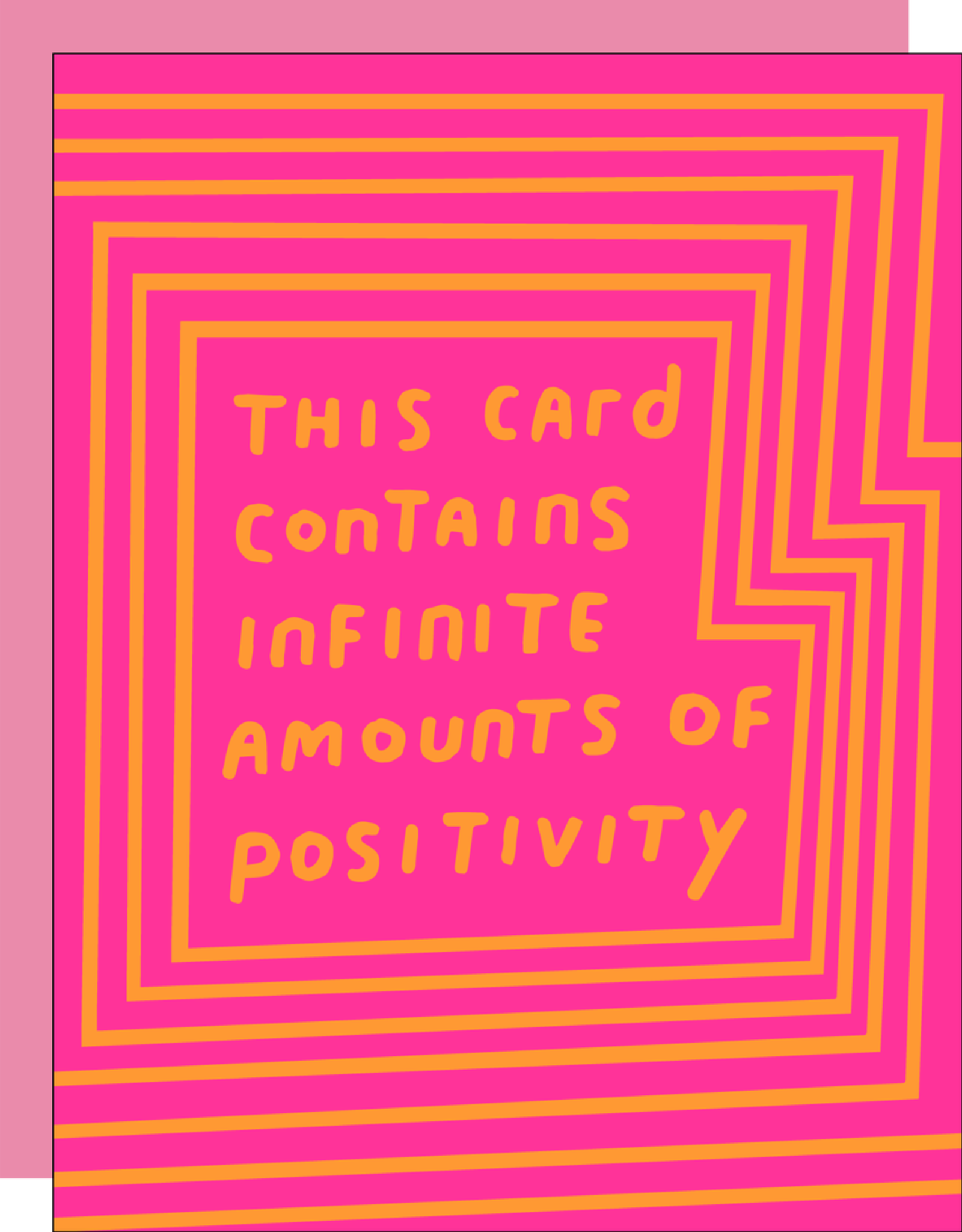 Egg Press Manufacturing Card - Blank: Infinite Amounts of Positivity