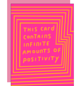 Egg Press Manufacturing Card - Blank: Infinite Amounts of Positivity