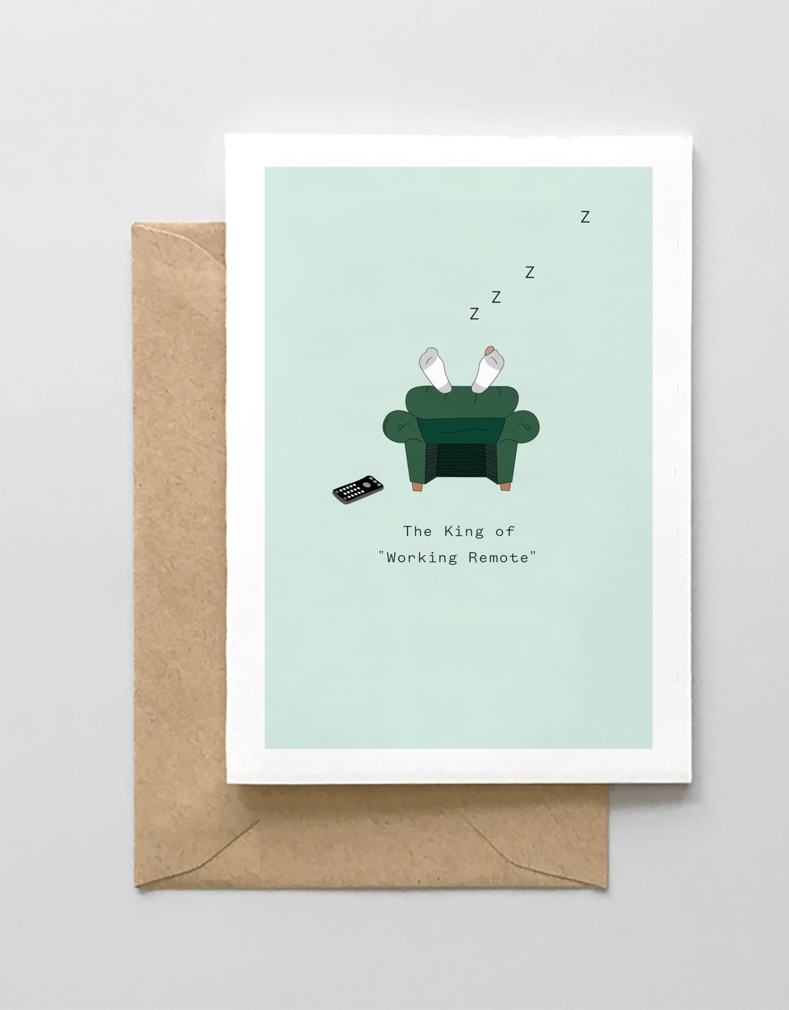Spaghetti and Meatballs Card - Dad: King of Working Remote
