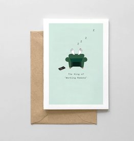 Spaghetti and Meatballs Card - Dad: King of Working Remote