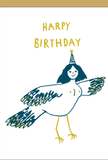 Egg Press Manufacturing Card - Birthday: Harpy Birthday