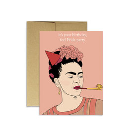 Party Mountain Paper Card - Birthday: Frida party