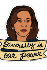 The Card Bureau Sticker - Kamala Harris: Diversity is Our Power