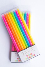 Party Partners Birthday Candles - Tall Neon Gradient