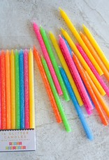 Party Partners Birthday Candles - Tall Neon Gradient