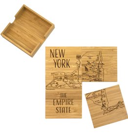Totally Bamboo Coasters: New York Bamboo