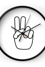 Deny Designs Clock - Peace out