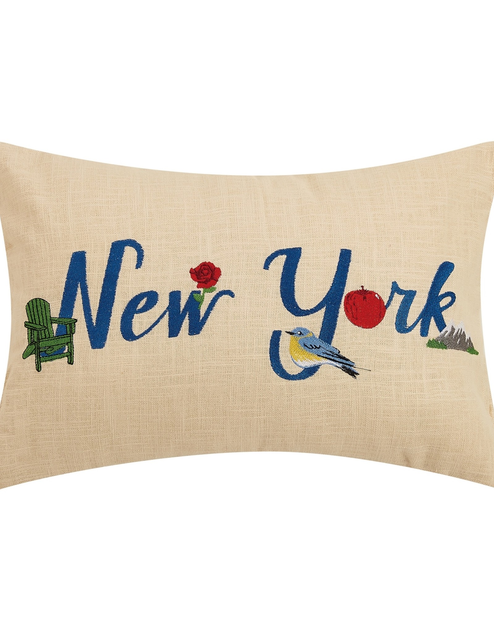 Peking Handcraft Pillow - New York Embroidered