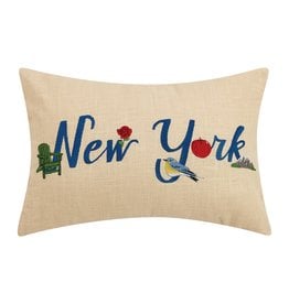 Peking Handcraft Pillow - New York Embroidered