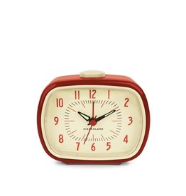 Kikkerland Red Retro Alarm Clock