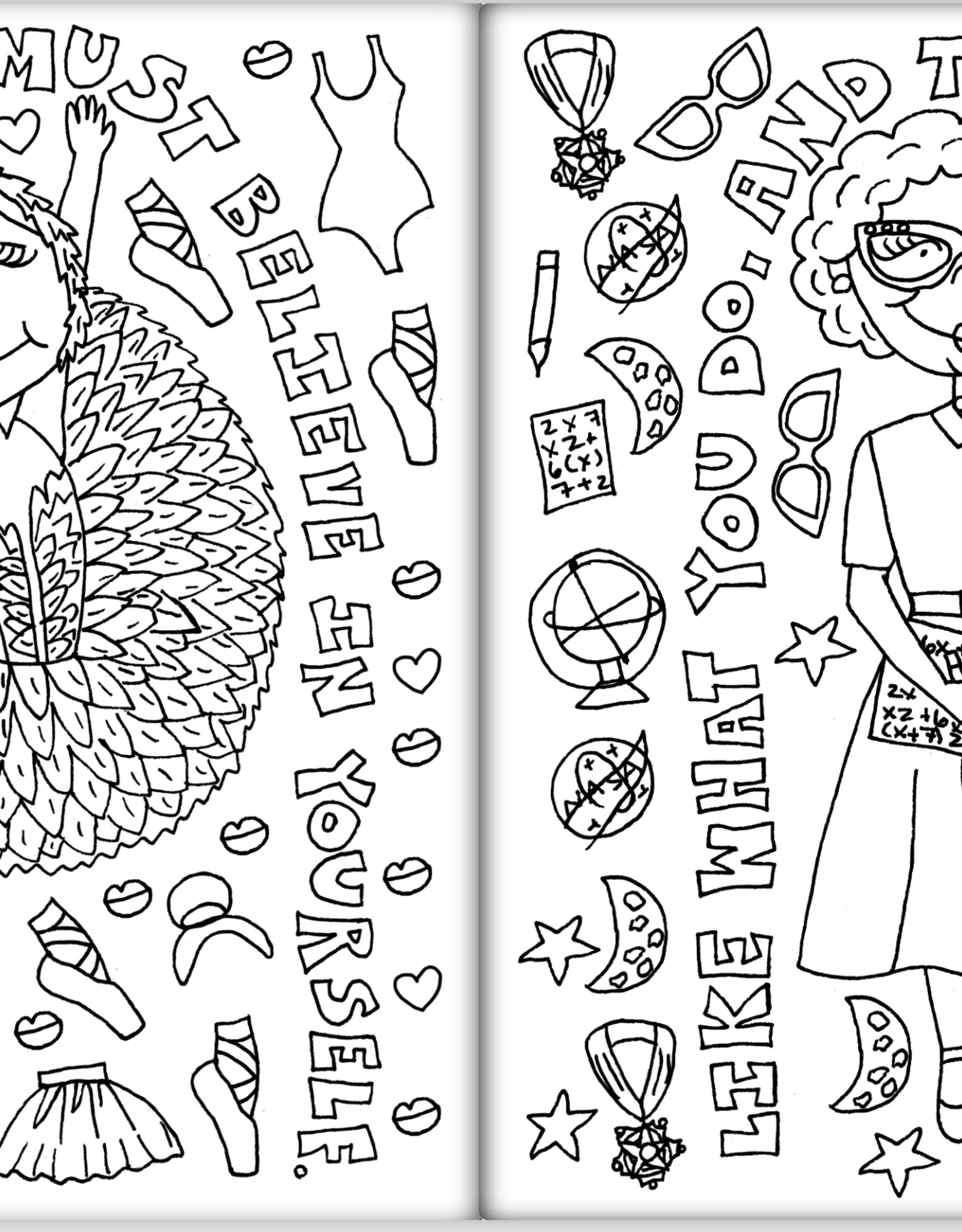 Little Black History Icons Coloring Book – Kahri by KahriAnne Kerr