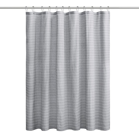 Shower Curtain - Striped recycled fabrics - Awesome Brooklyn