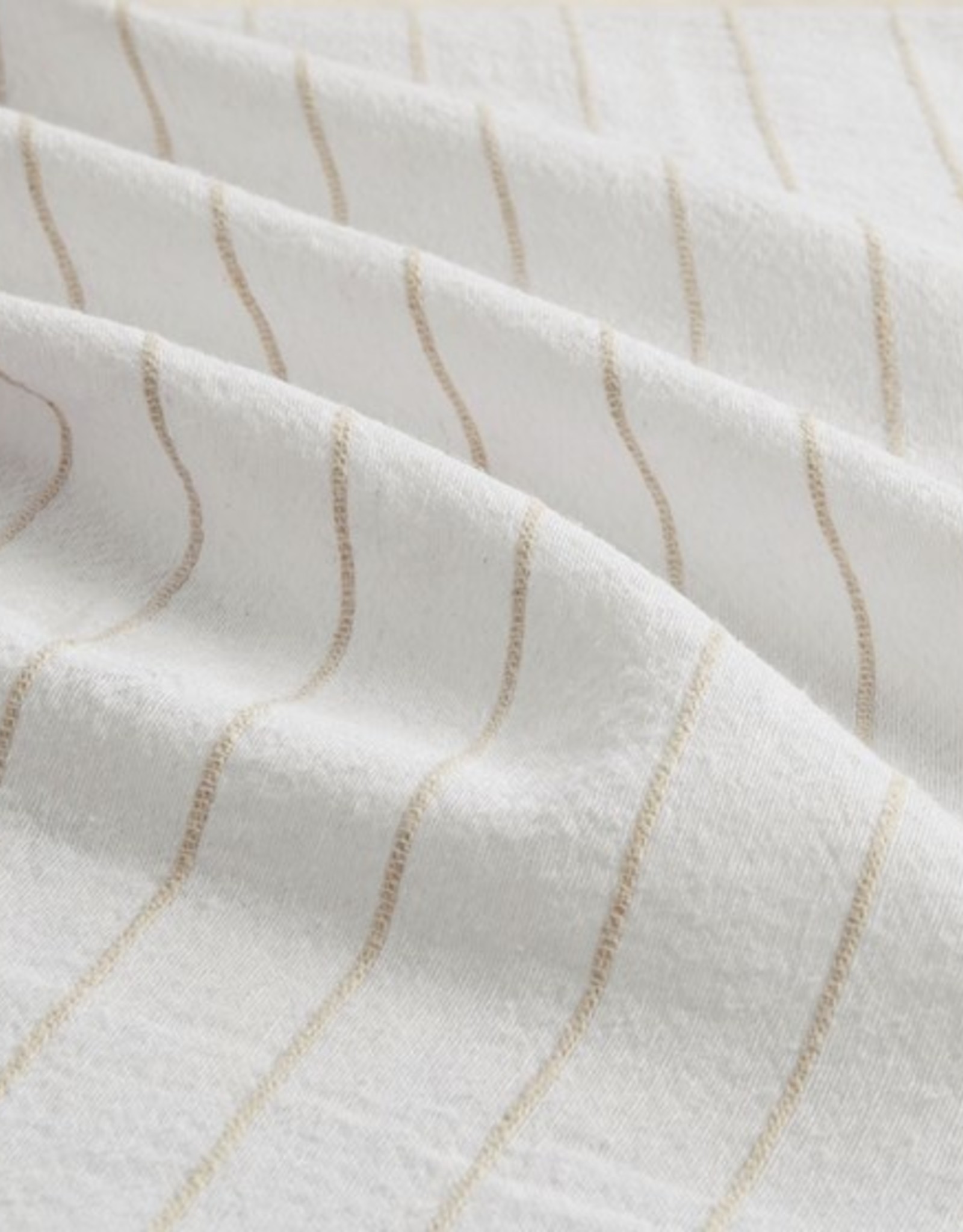 Shower Curtain Striped recycled fabrics Awesome Brooklyn