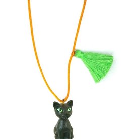 Gunner & Lux Black Cat Charm Necklace