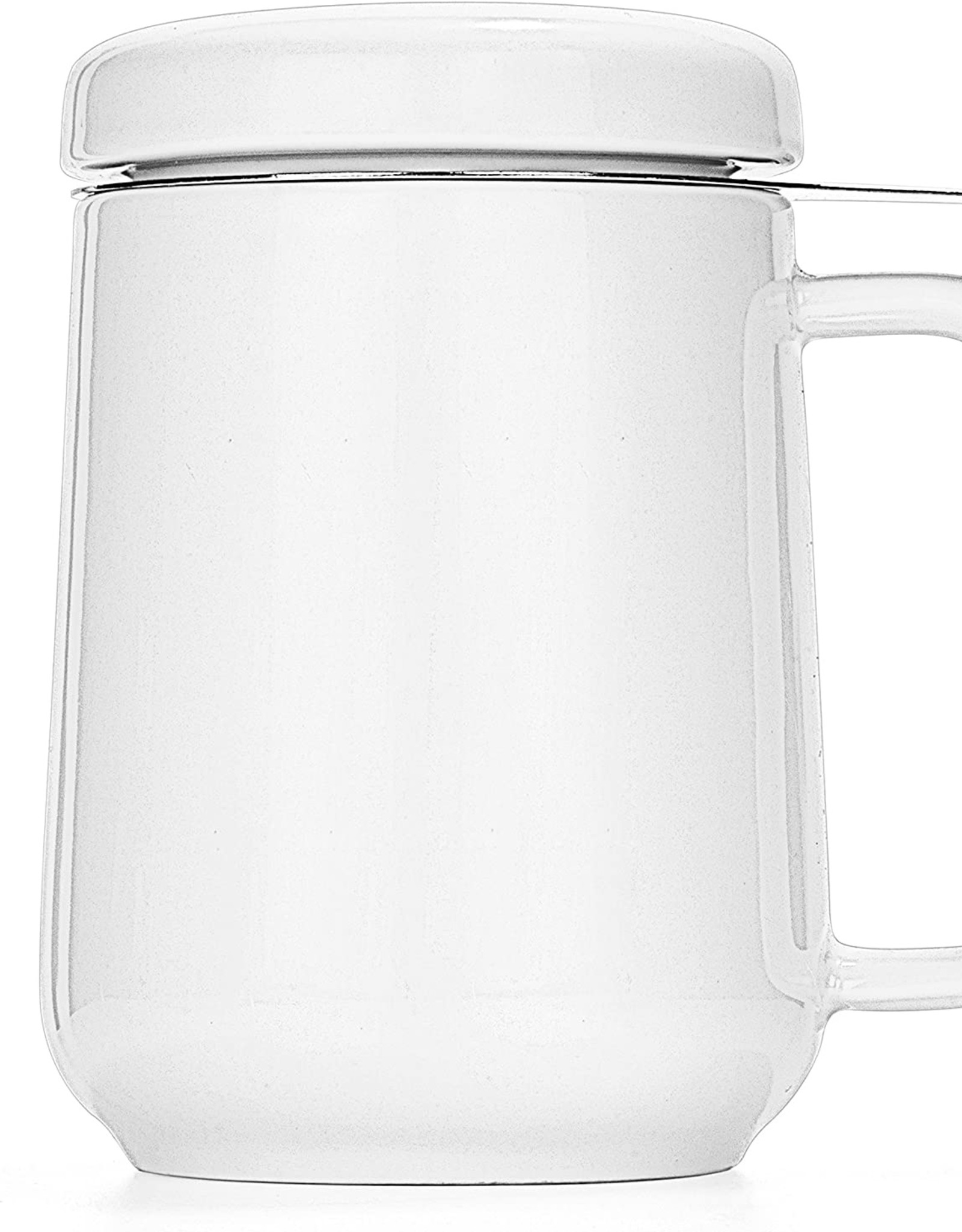 Tealyra Ceramic Mug With Infuser 19oz -white