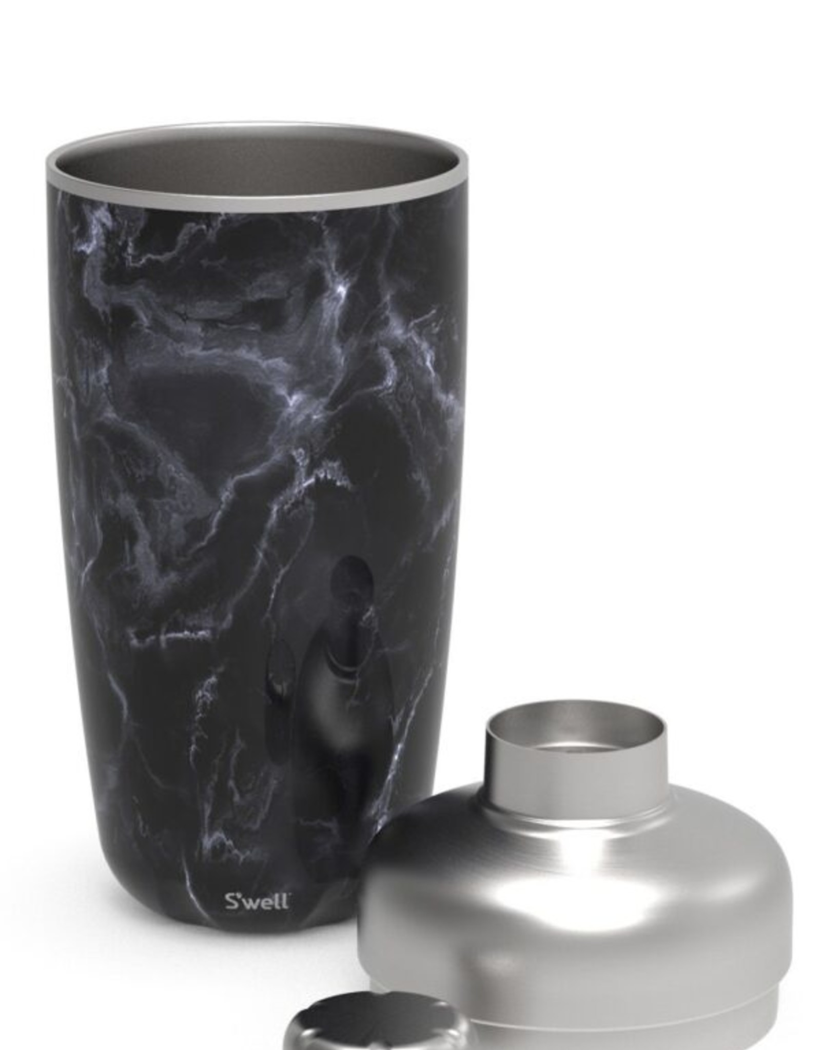 Shaker Set with Jigger - Black Marble - Awesome Brooklyn