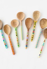 One Hundred 80 degrees Handpainted Floral Spoon