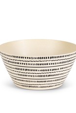 The Gerson Companies Bamboo serving bowl - dots