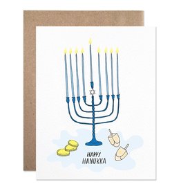 Hartland Brooklyn Card - Holiday: Happy Hanukka