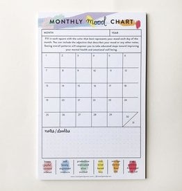 Steel Petal Press Tracker Notepad -  Monthly Mood Chart