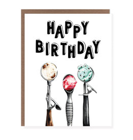 Morgan Swank Studio Card - Birthday: Happy Birthday Scoop