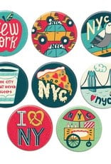 Badge Bomb BB NYC Magnets