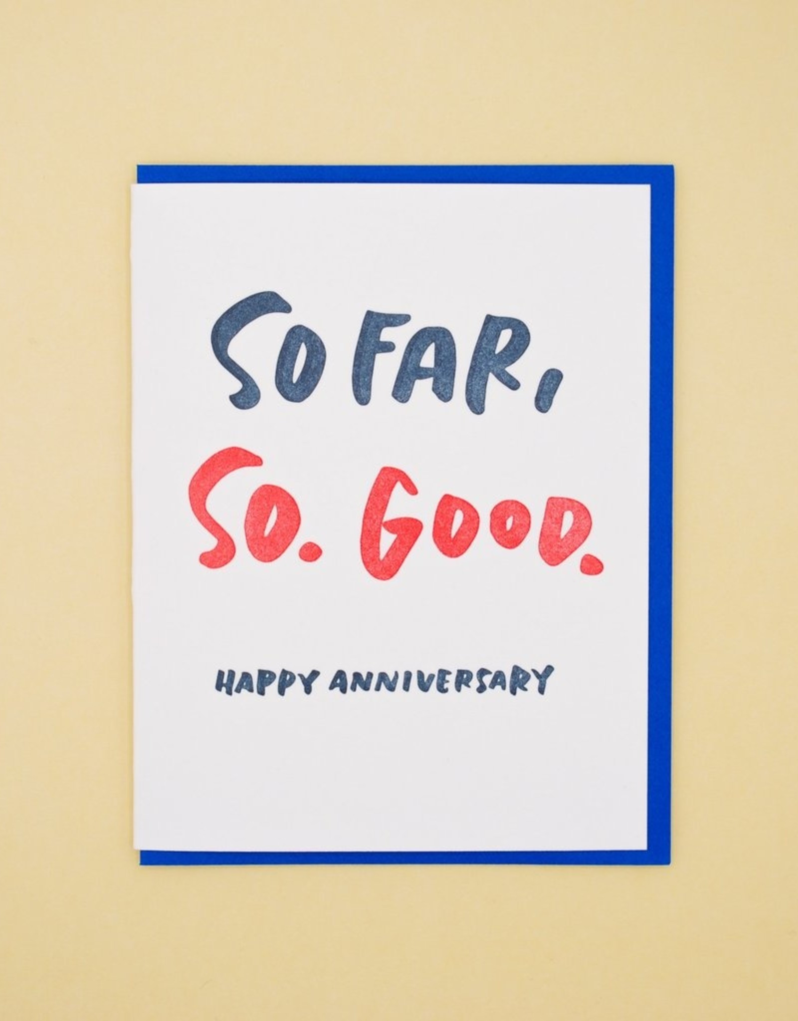 And Here We Are Card - Anniversary: So Far, So Good