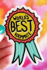 Kat French Sticker - Best Roommate