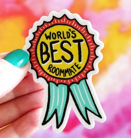 Kat French Sticker: Best Roommate