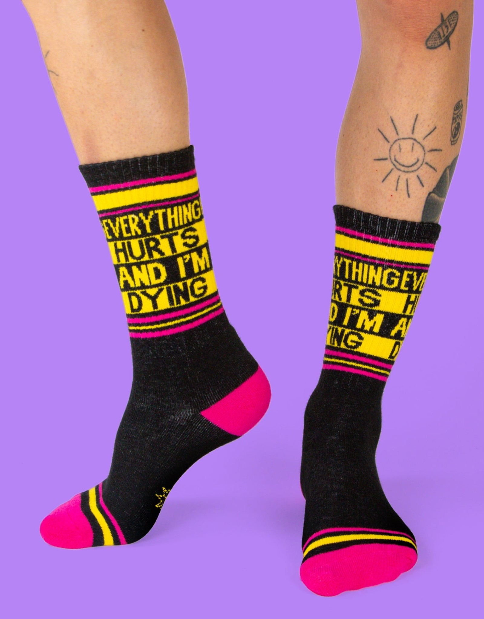 Gumball Poodle Socks - Athletic: Everything Hurts
