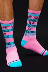 Gumball Poodle Socks - Athletic: Be The Flamingo