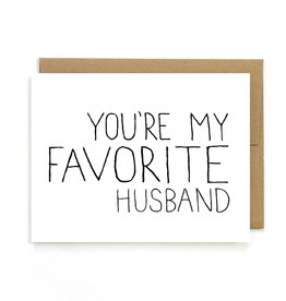 Unblushing Card - Love: Favorite Husband