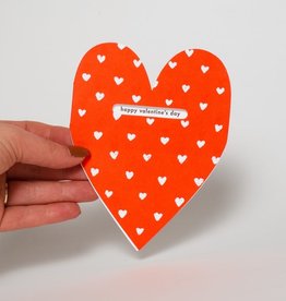 Egg Press Manufacturing Card - Love: Valentine's Day Heart