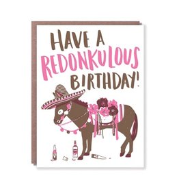 Egg Press Manufacturing Card - Birthday: Redonkulous