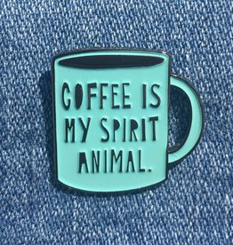 Near Modern Disaster Enamel Pin - Coffee Is My Spirit Animal