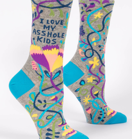 Blue Q Women's Socks - Love My Asshole Kids