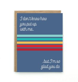 Public School Paper Co. Card - Blank: Put Up With Me