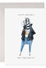 E. Frances Paper Card - Birthday: You Still Got It Zebra