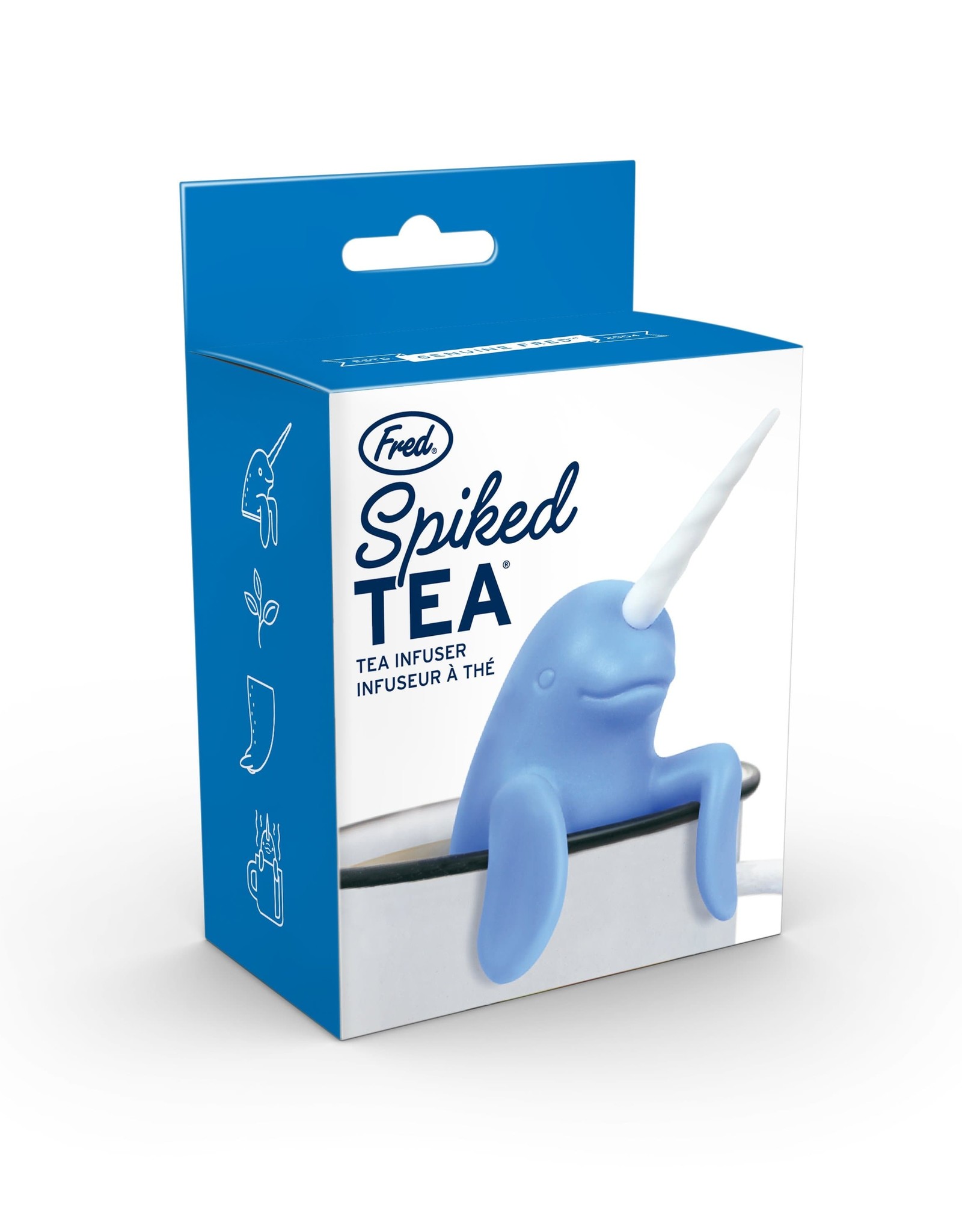 Fred and Friends Spiked Tea Narwhal Tea Infuser