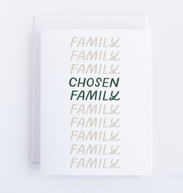 Just Follow Your Art Card - Blank: Chosen Family