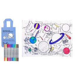 Eat Sleep Doodle Placemat to Go - Space Explorer