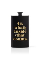 Chronicle Books Flask - What's Inside That Counts