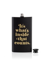 Chronicle Books Flask - What's Inside That Counts