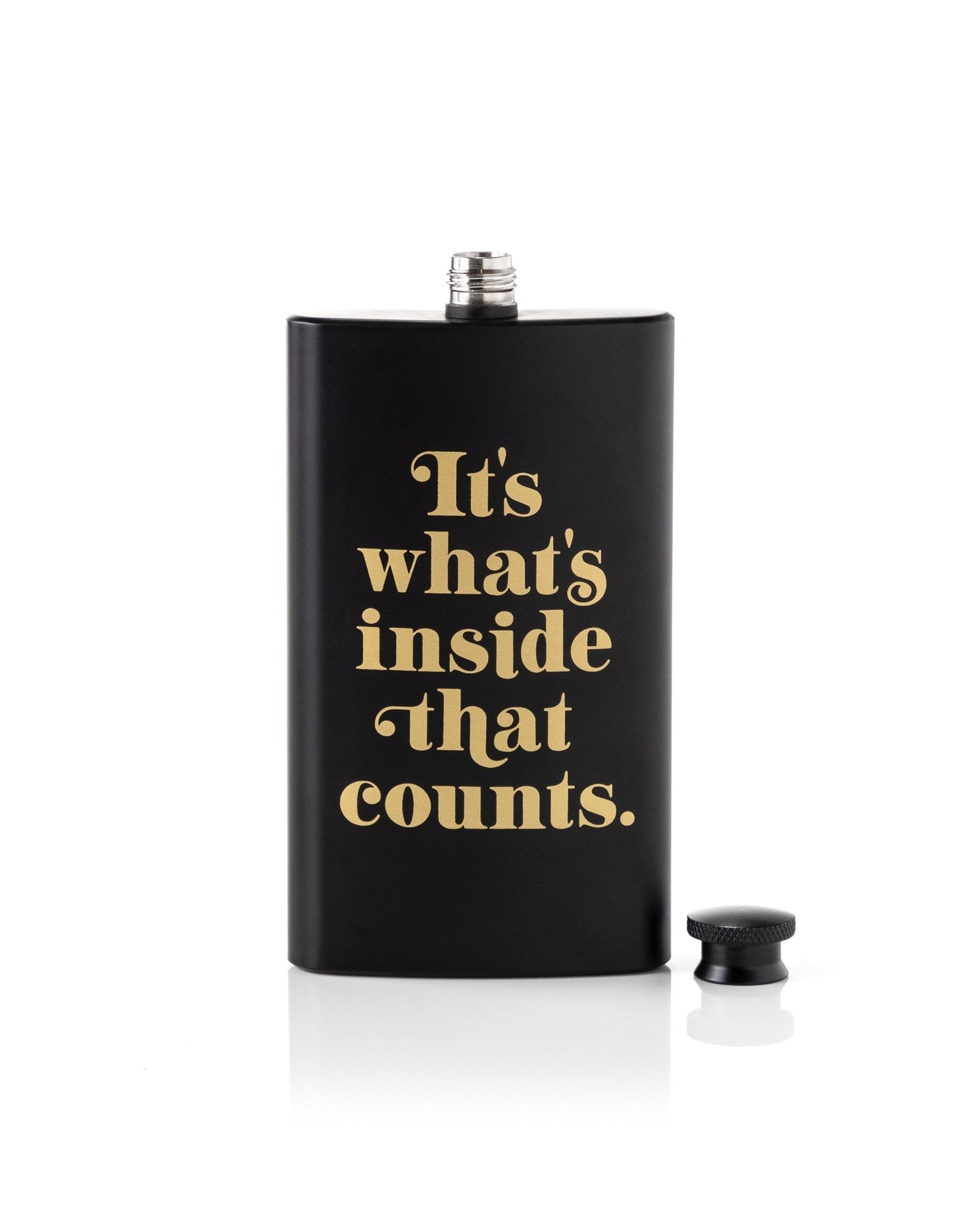 Chronicle Books Flask - What's Inside That Counts