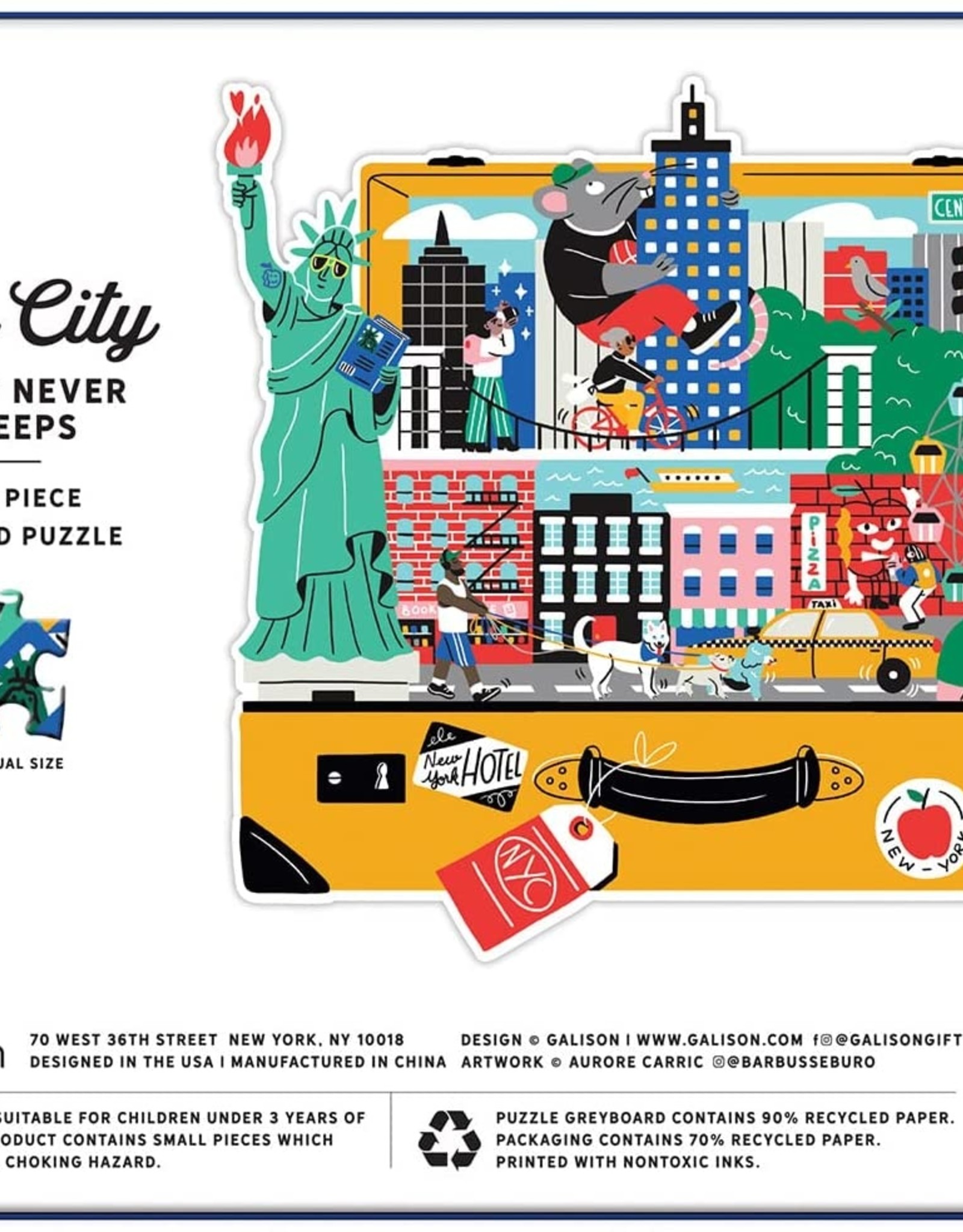Chronicle Books Puzzle - 750 Piece: NYC Suitcase