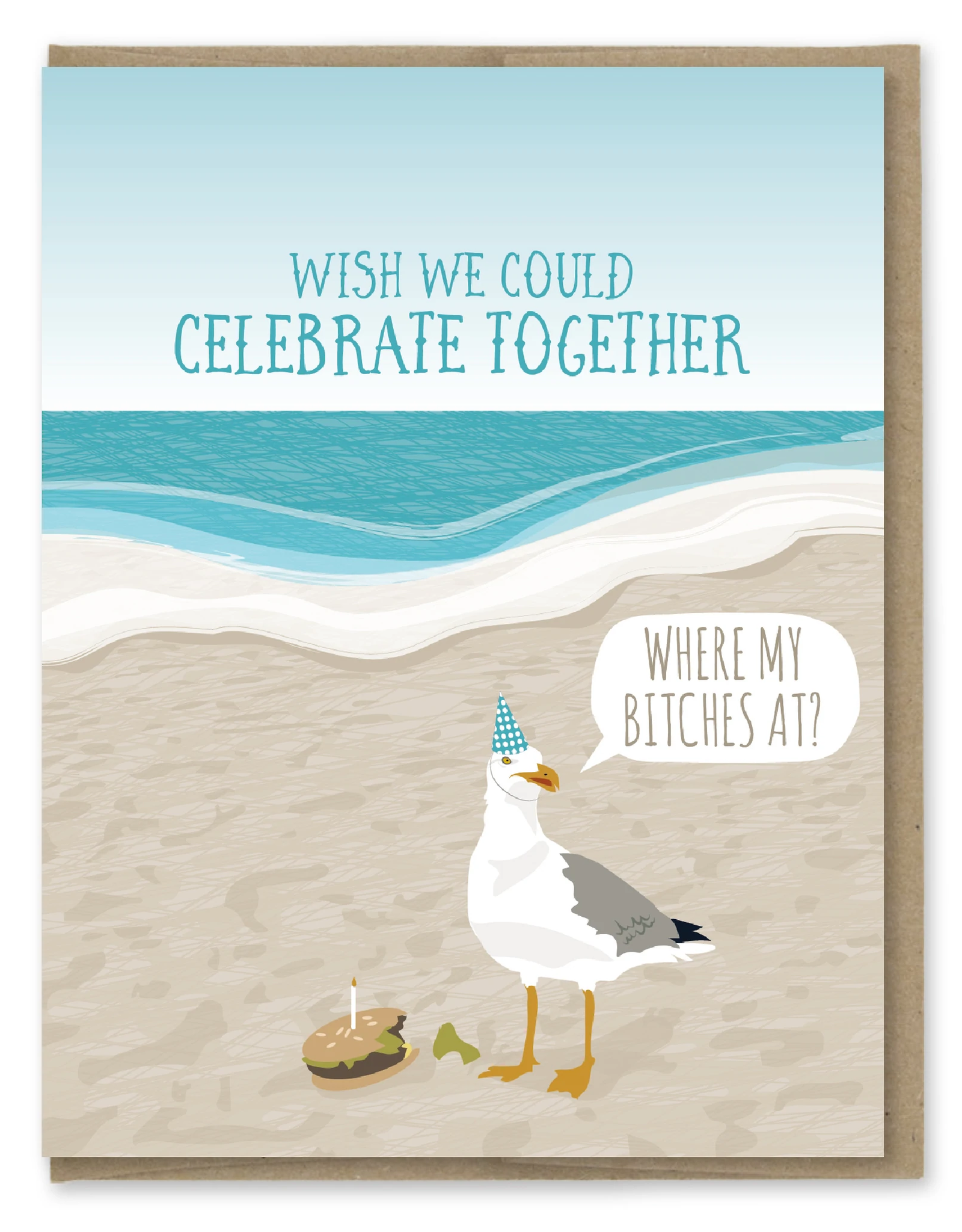 Modern Printed Matter Card - Birthday: Where My Bitches At