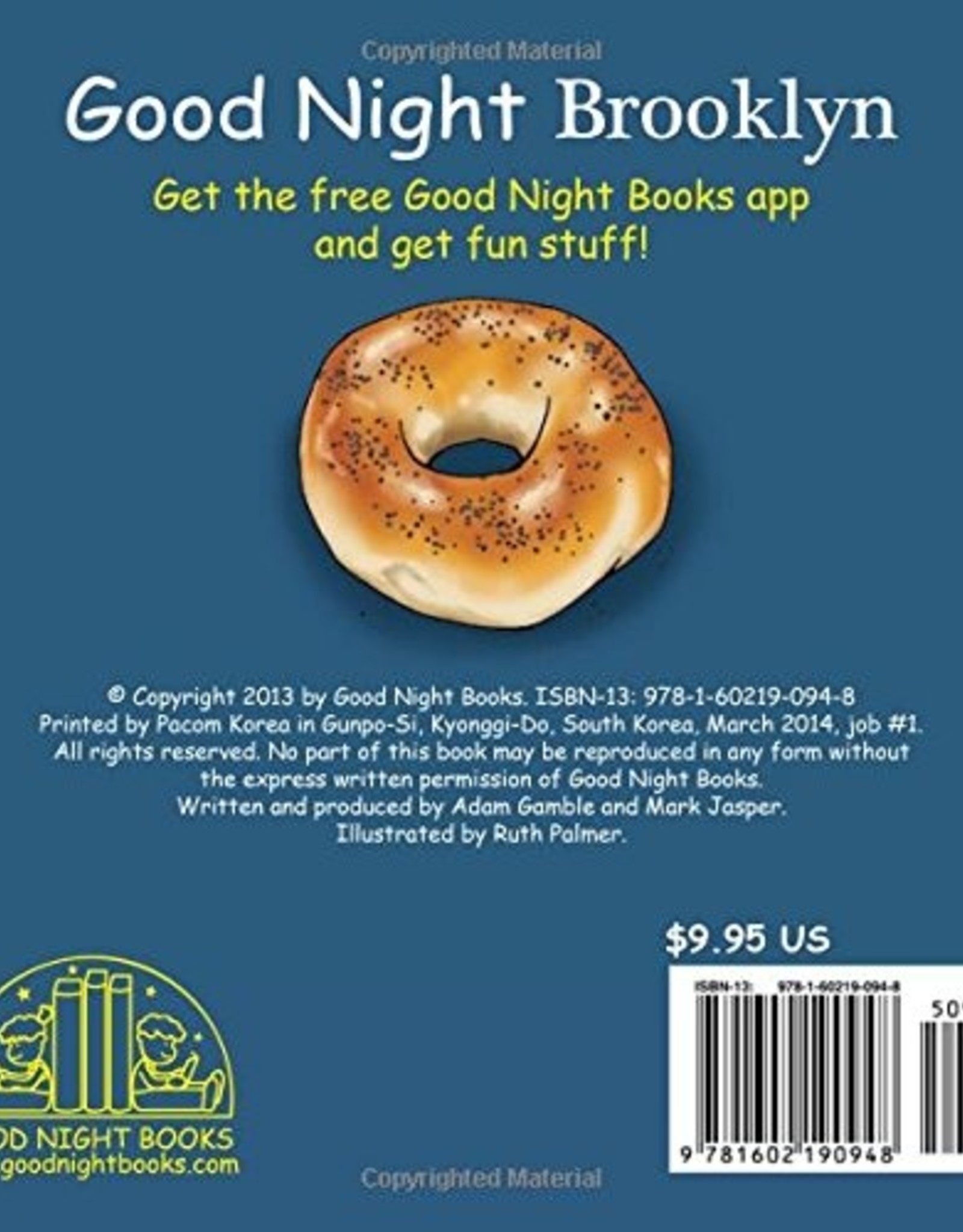 Penguin Random House Book - Kids Boardbook: Goodnight Brooklyn
